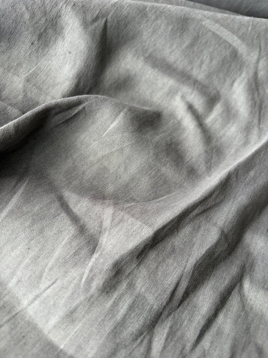 FELICE 022 washed linen stretch grey/taupe