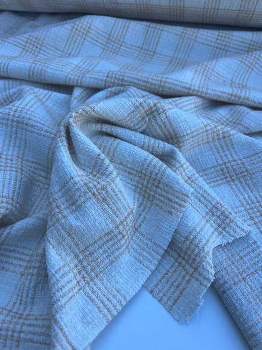 NENA 026 cotton tweed check