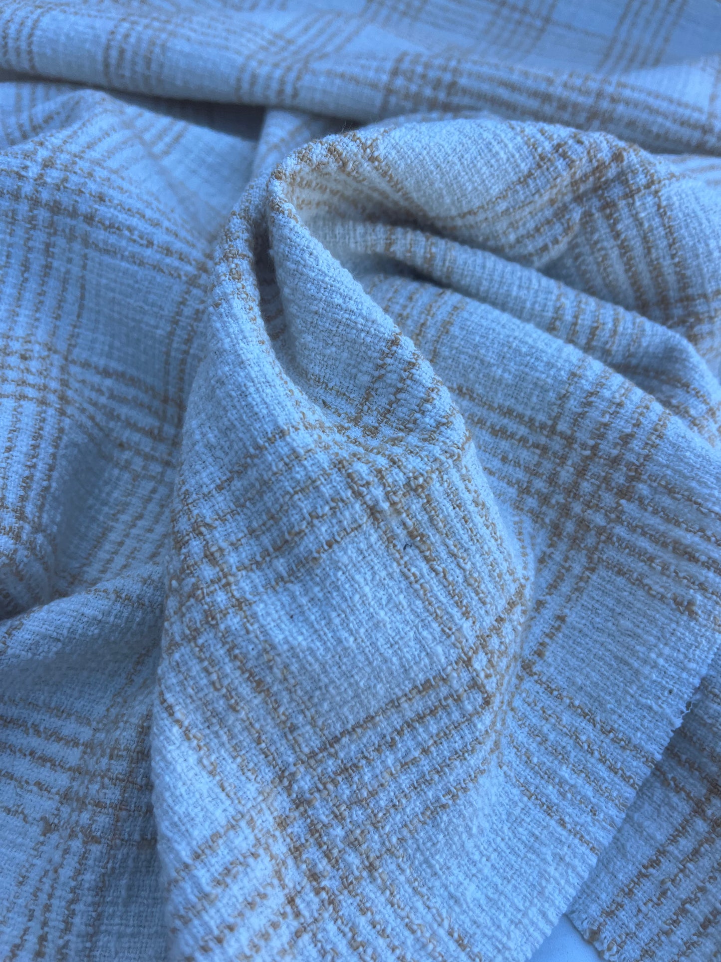 NENA 026 cotton tweed check