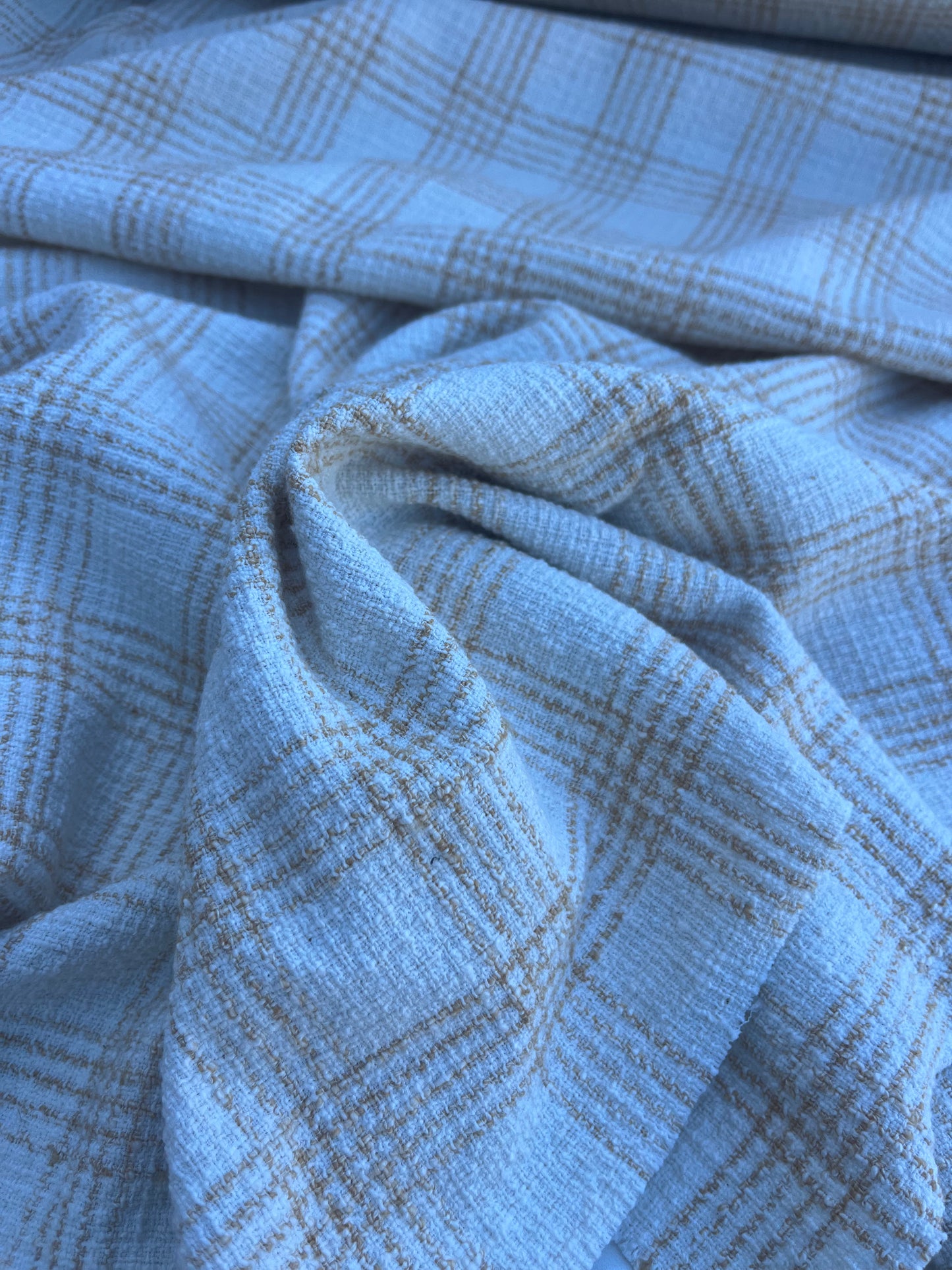 NENA 026 cotton tweed check