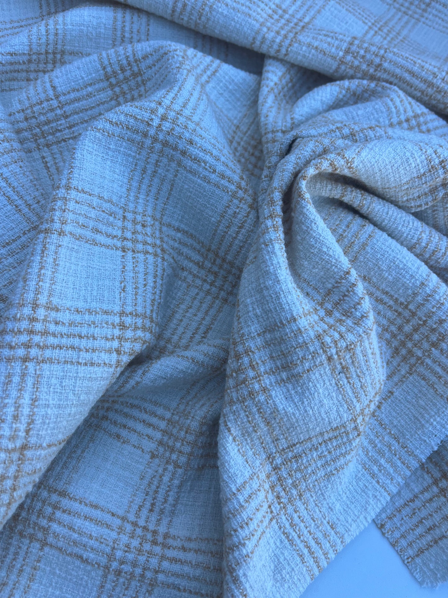 NENA 026 cotton tweed check