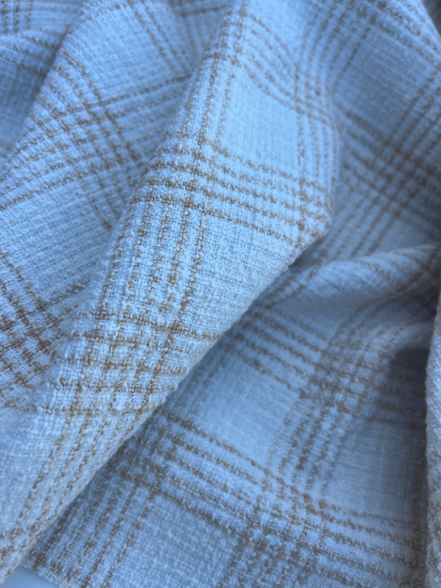 NENA 026 cotton tweed check