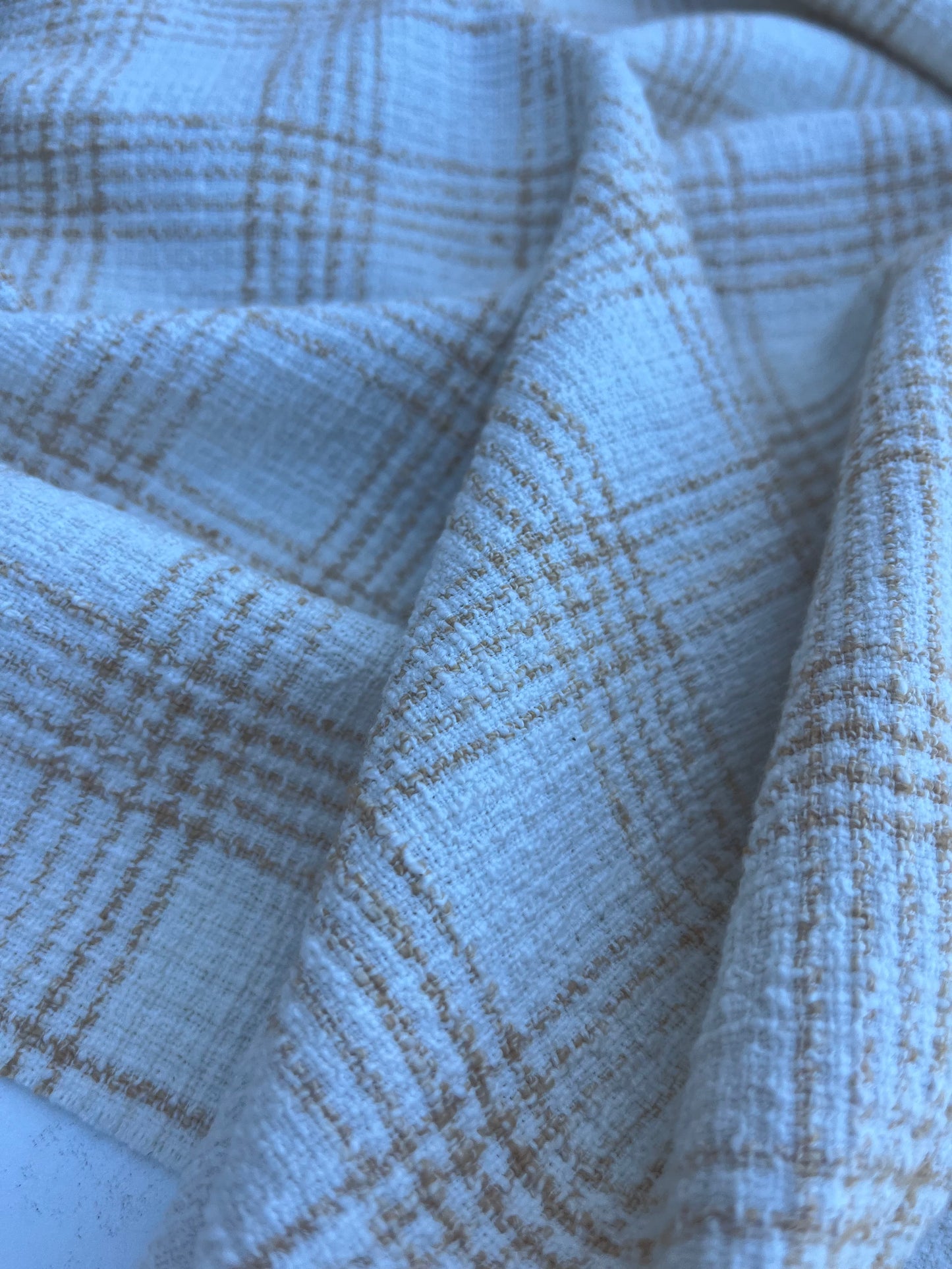 NENA 026 cotton tweed check