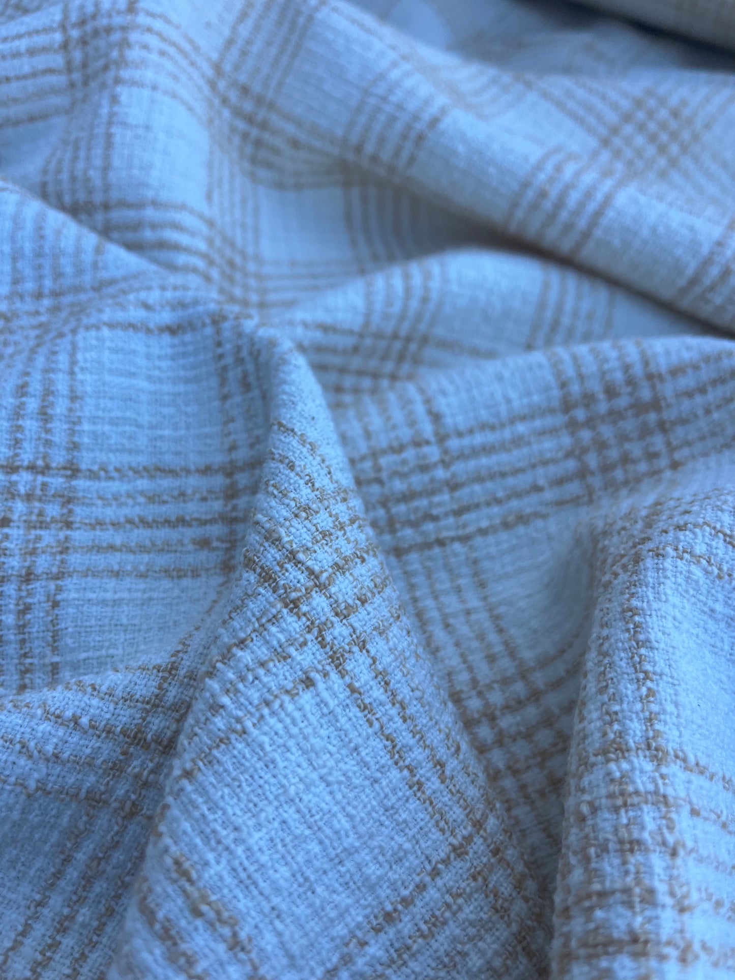 NENA 026 cotton tweed check