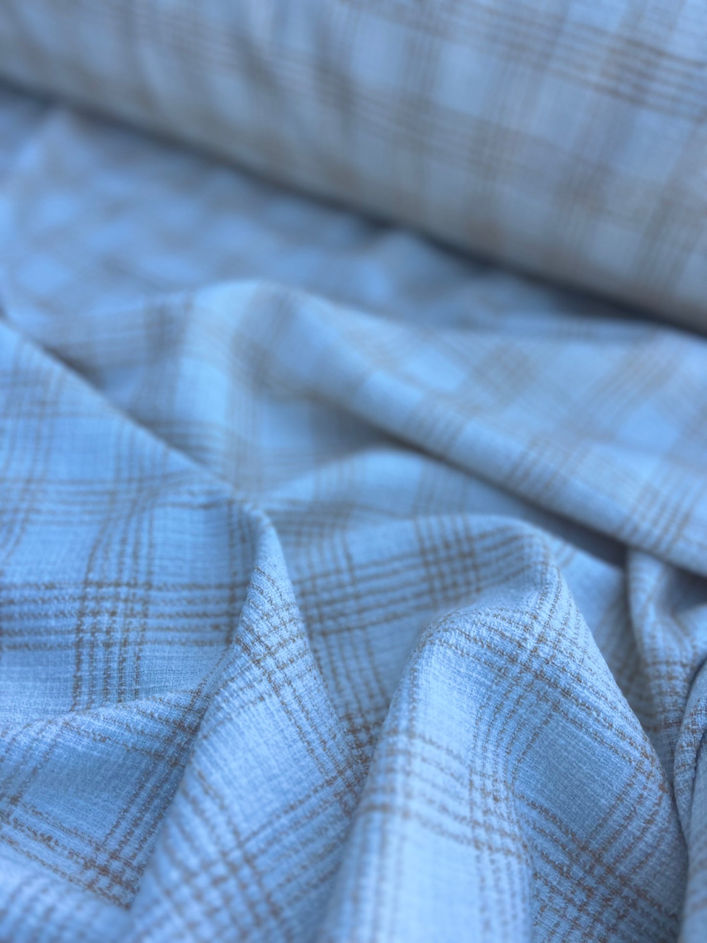 NENA 026 cotton tweed check