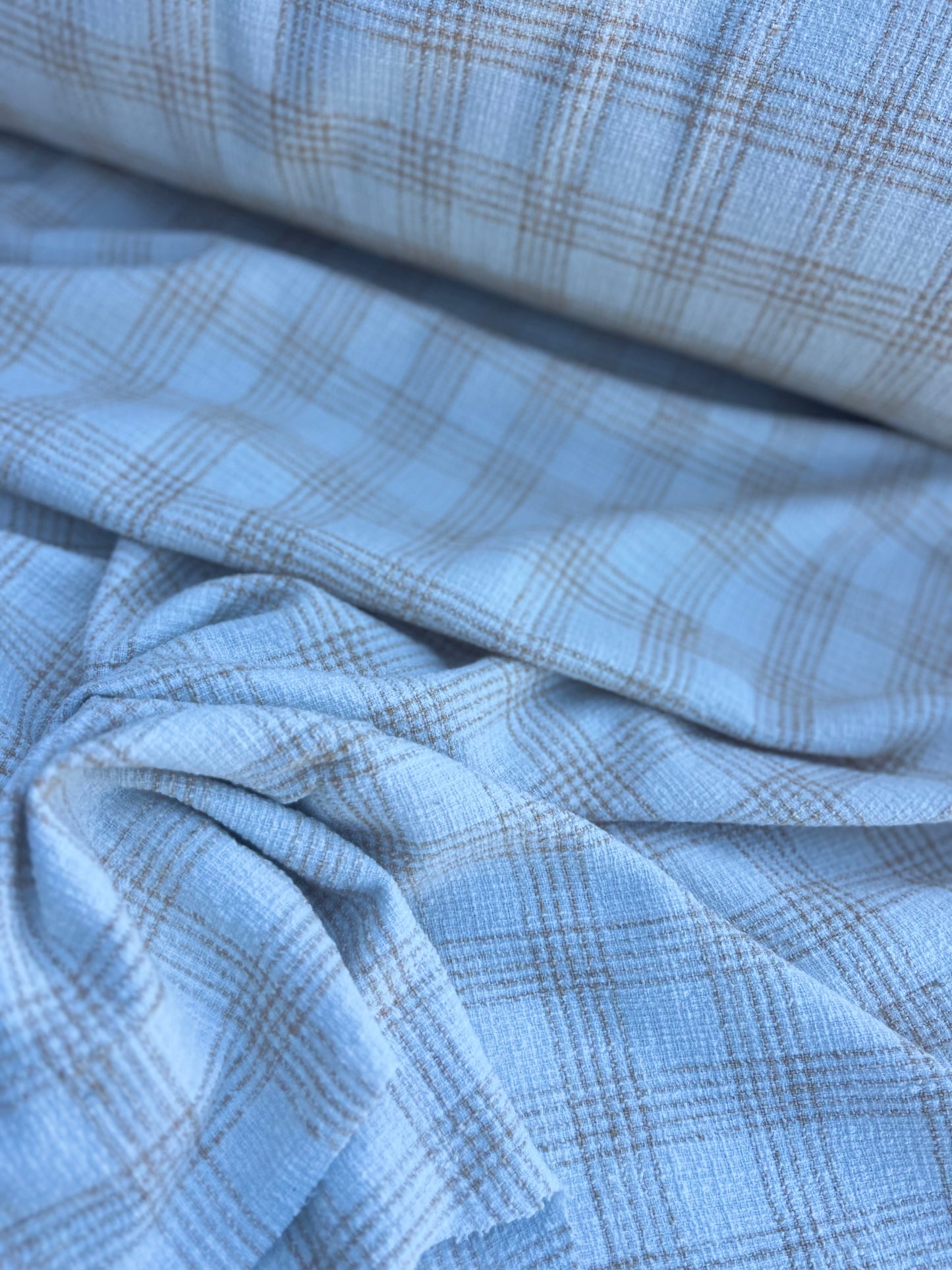 NENA 026 cotton tweed check