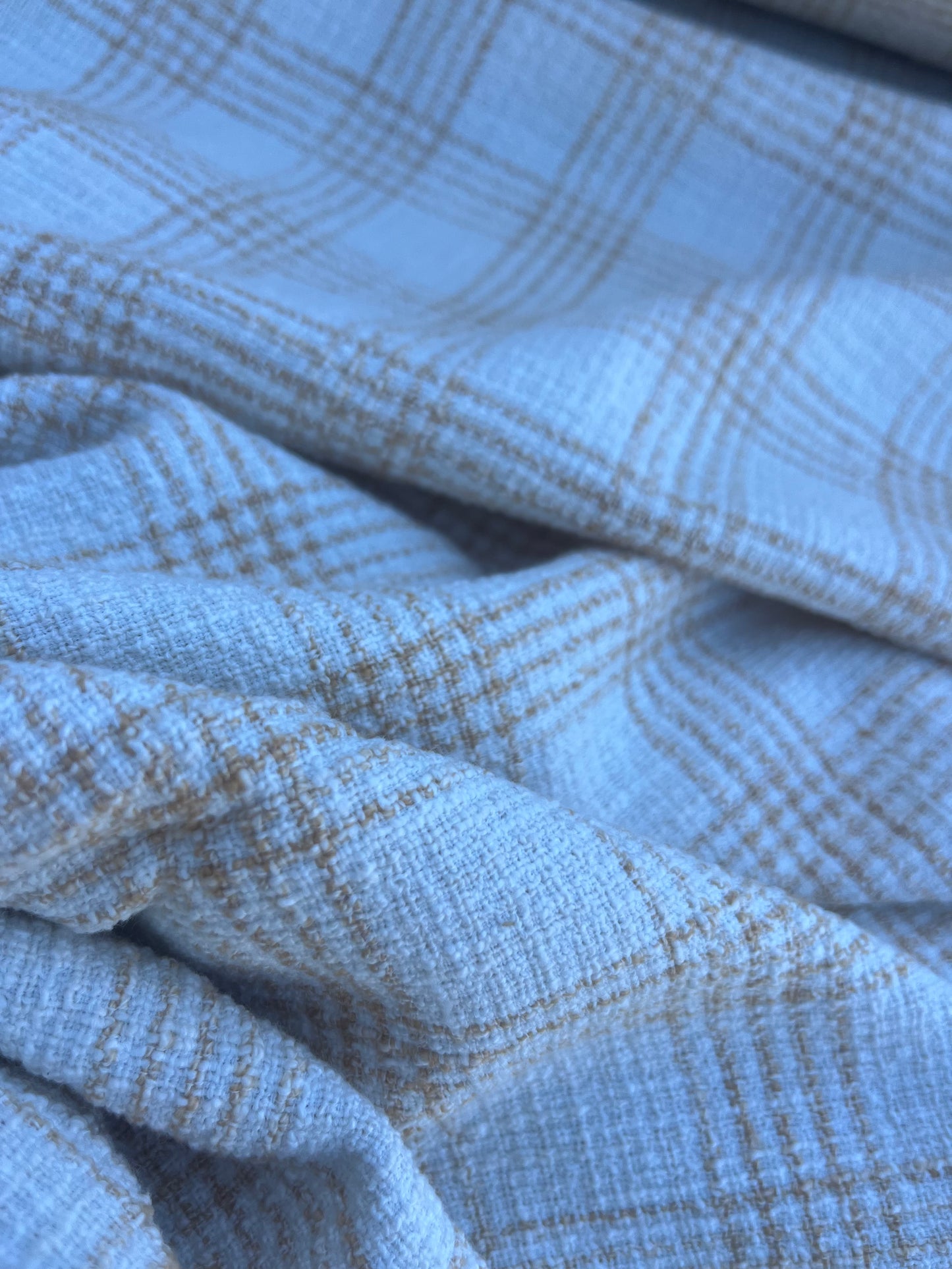 NENA 026 cotton tweed check