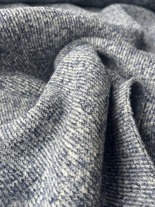 PABLO 022 heavy wool coat fabric blue