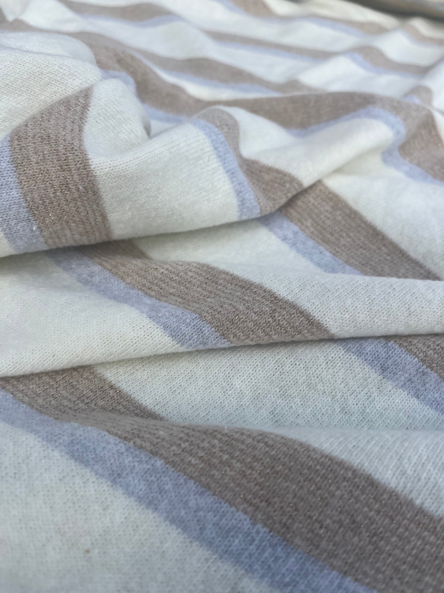 Blandine 038 soft jersey  lurex stripes