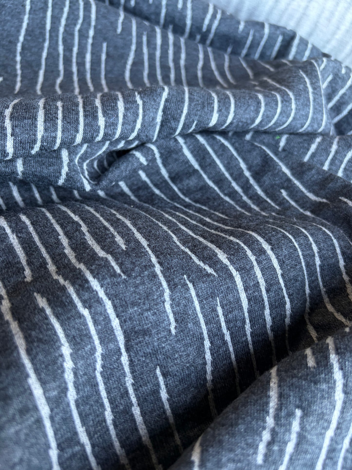 CELIA 039 jersey jacquard grey stripes