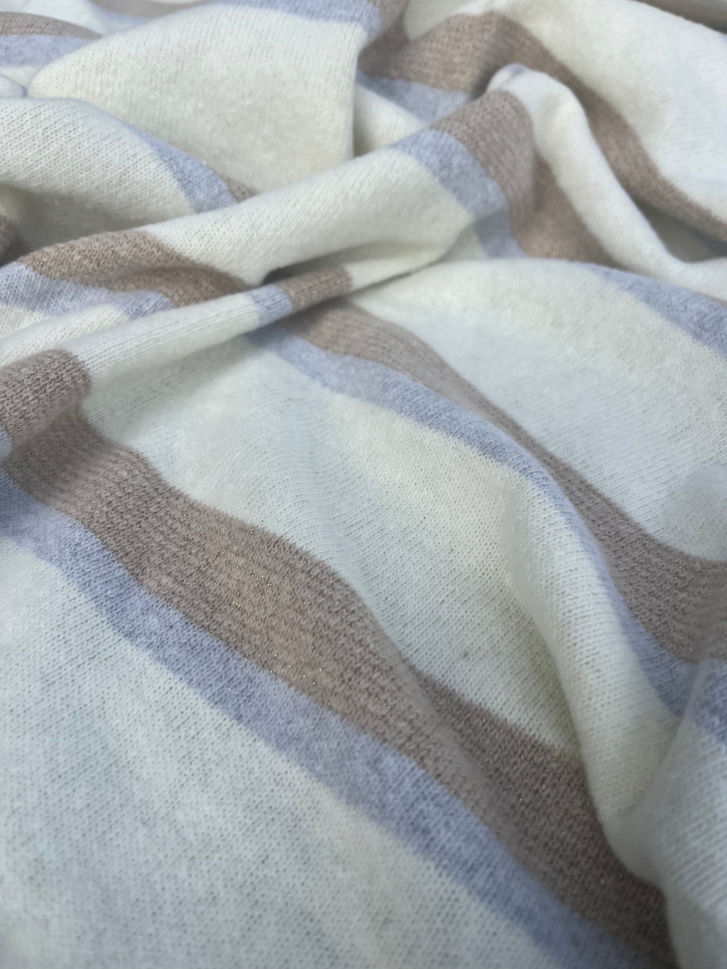 Blandine 038 soft jersey  lurex stripes