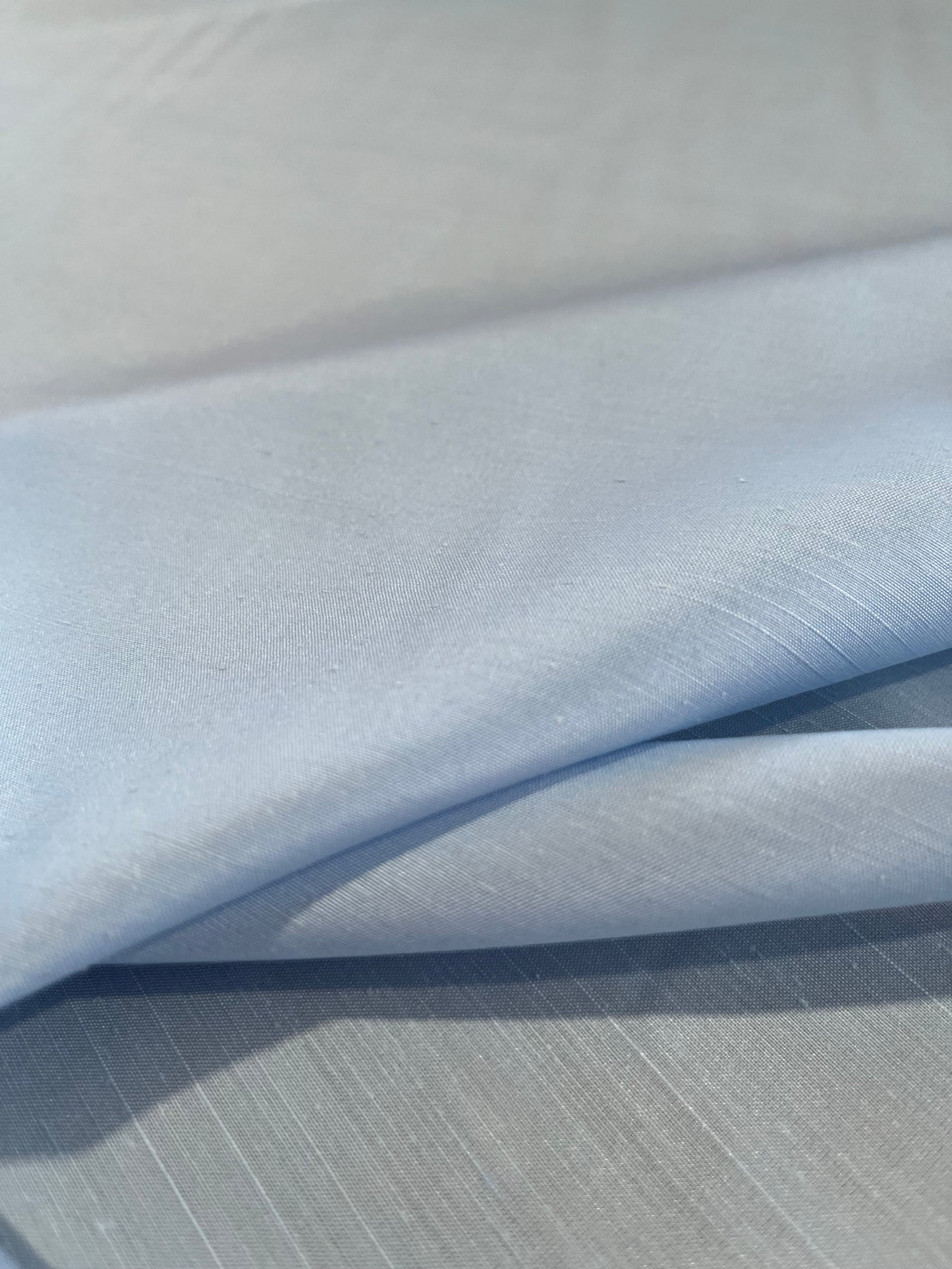 E 02 shantung baby blue blue blouse fabric