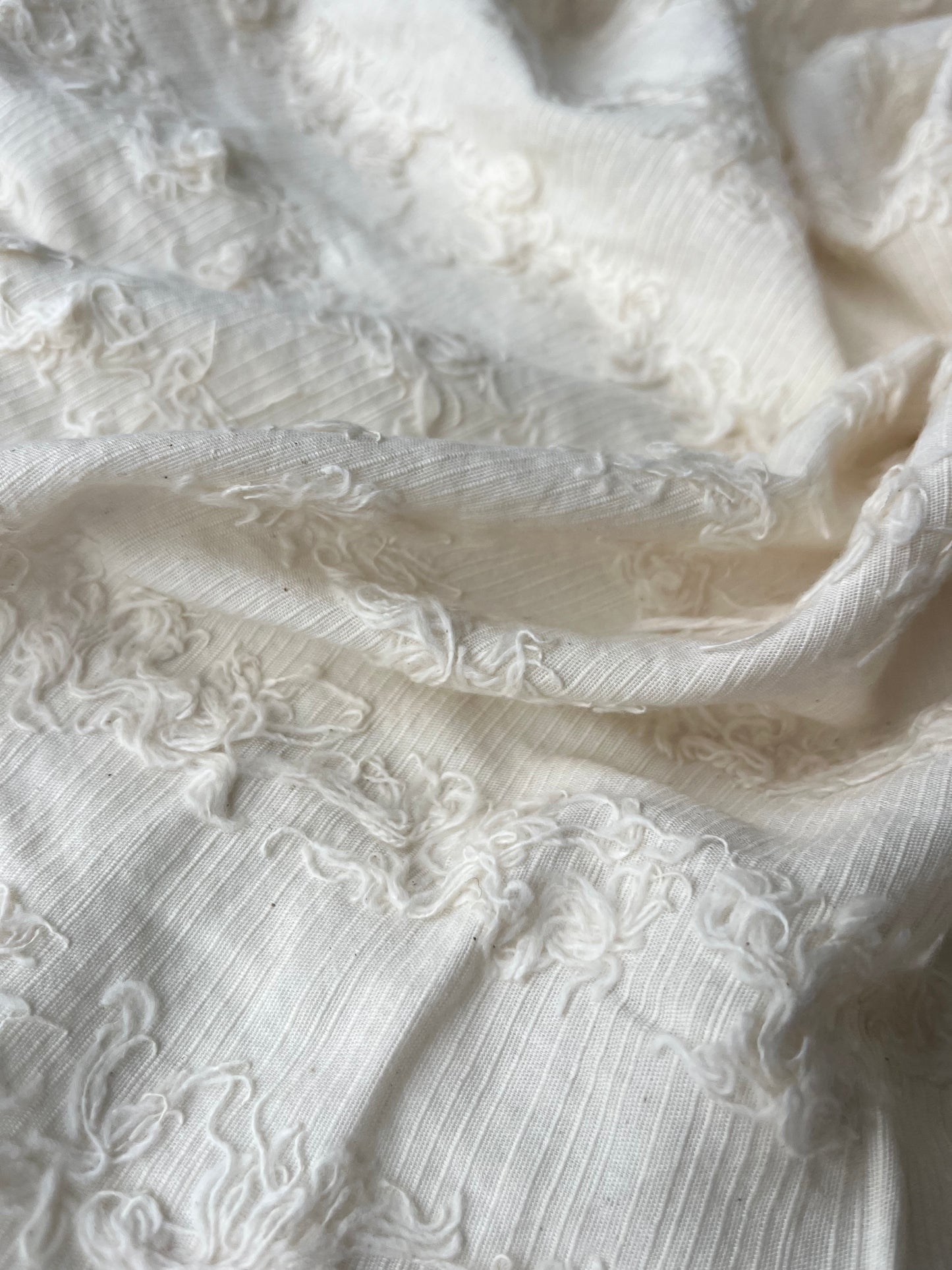 MAYA 002 light jacquard fil coupé naturel