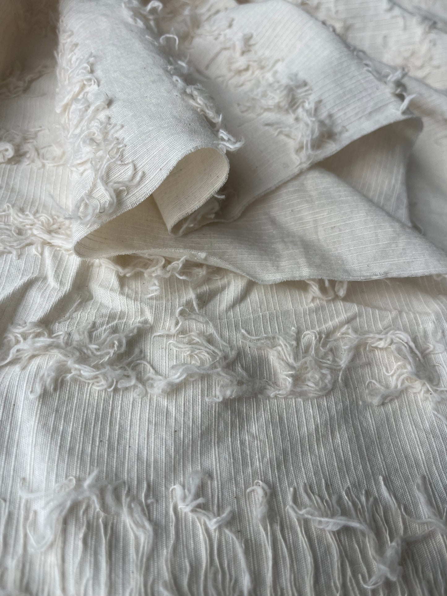 MAYA 002 light jacquard fil coupé naturel