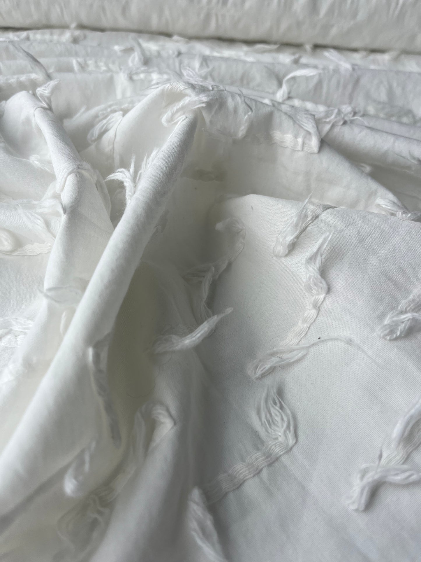 MAYA 003 light jacquard fil coupé white