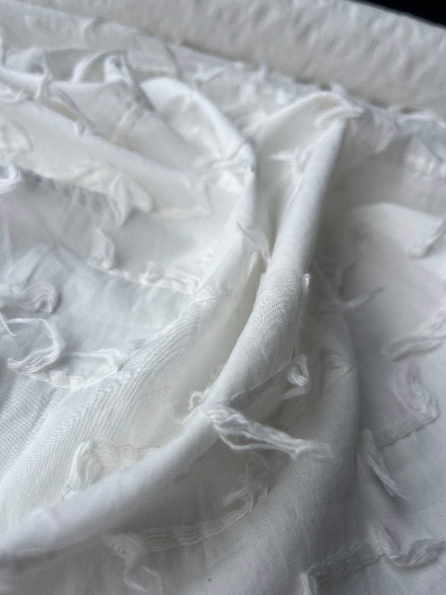 MAYA 003 light jacquard fil coupé white