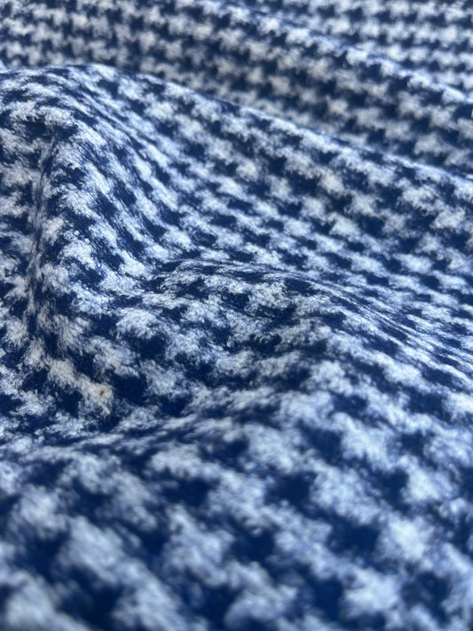 Blandine 040 wool pied de poule navy/grey