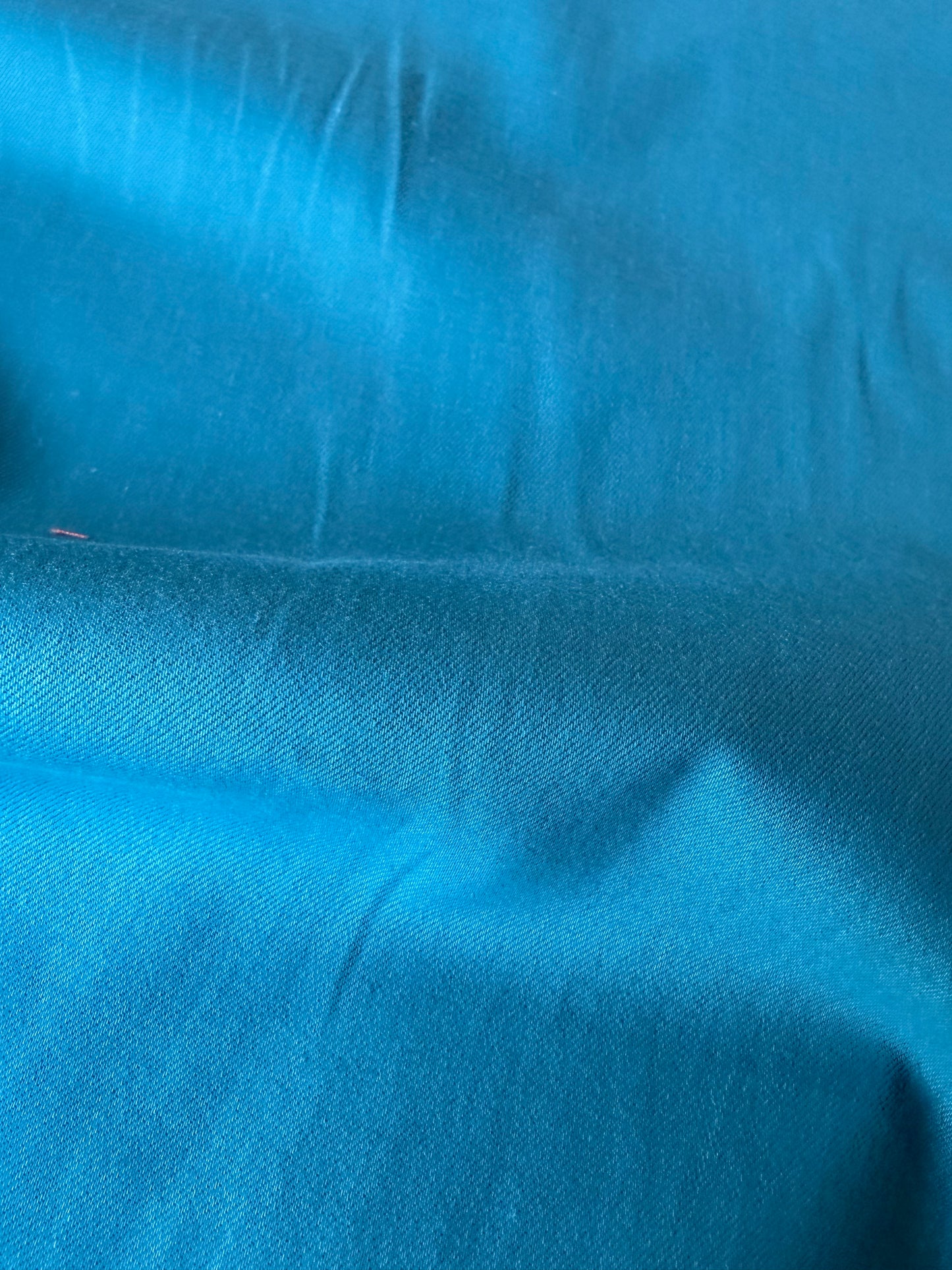 GAIL 006 cyan blue light cotton twill
