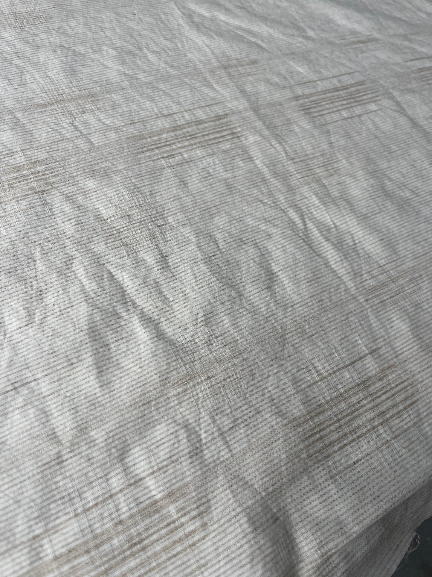MAYA 008 Gauze jacquard stripe cotto linen