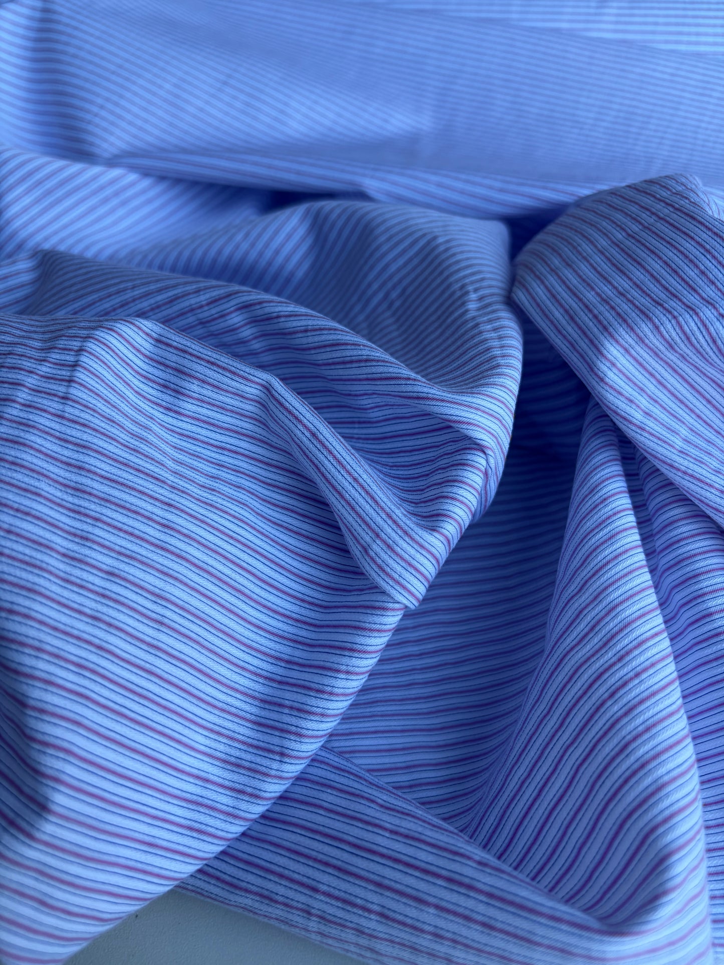 CELIA 046 viscose/silk lilac stripes