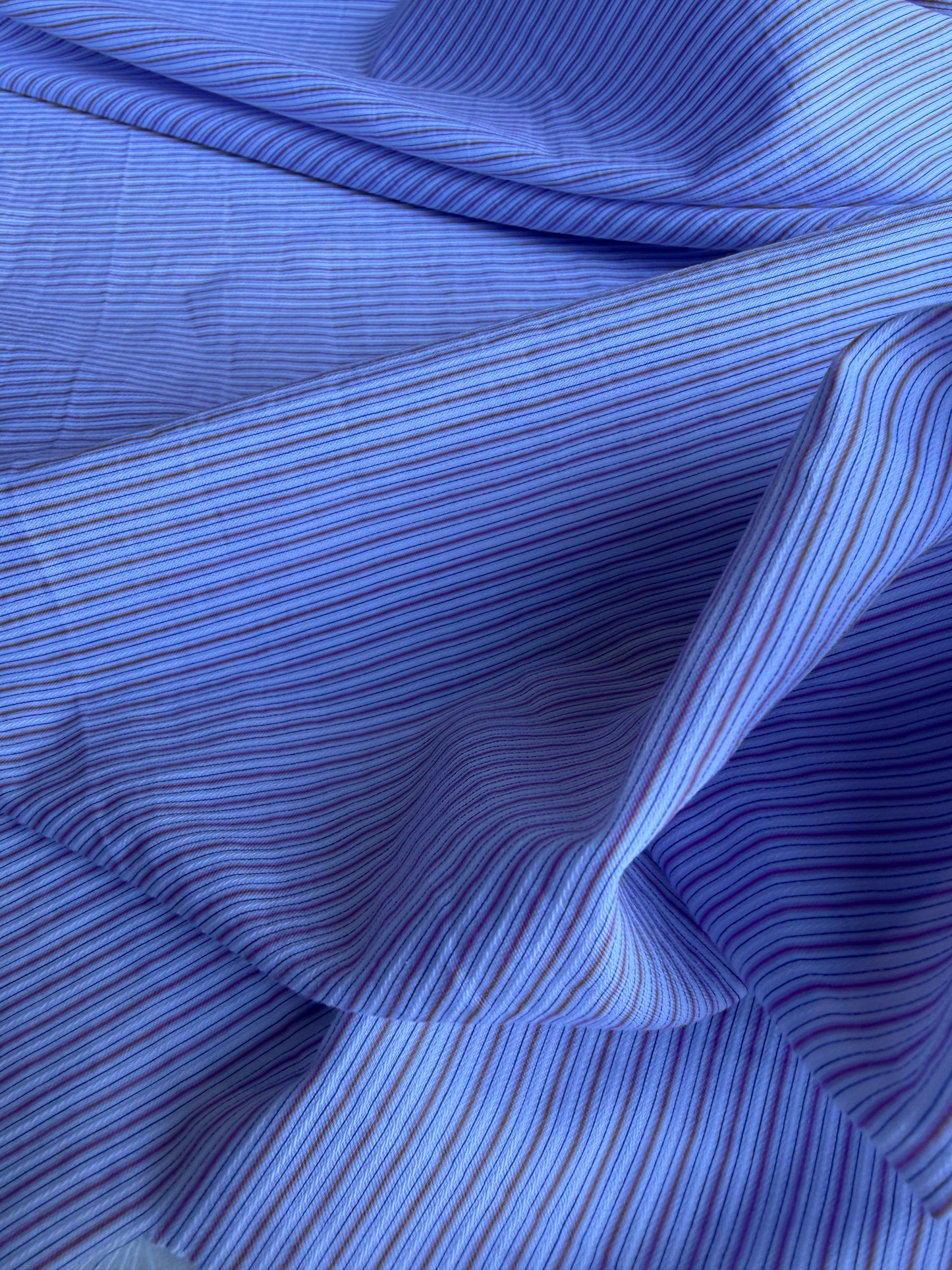 CELIA 046 viscose/silk lilac stripes
