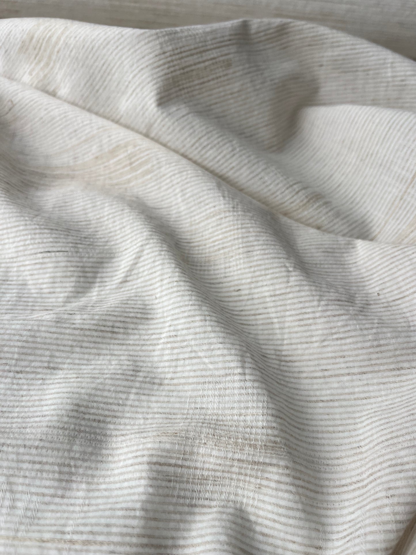 MAYA 008 Gauze jacquard stripe cotto linen