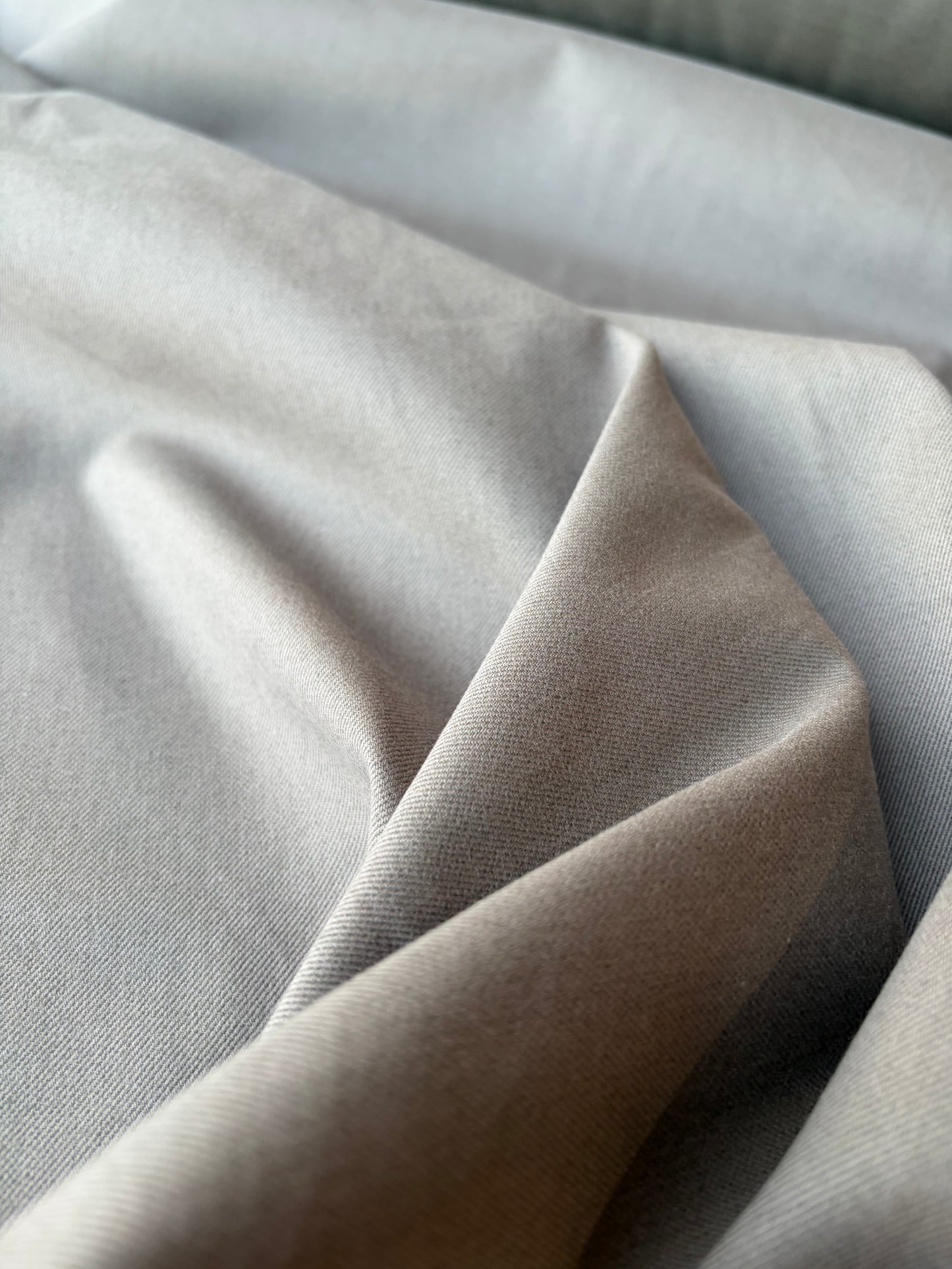GAIL 008 taupe coloured brushed cotton twill