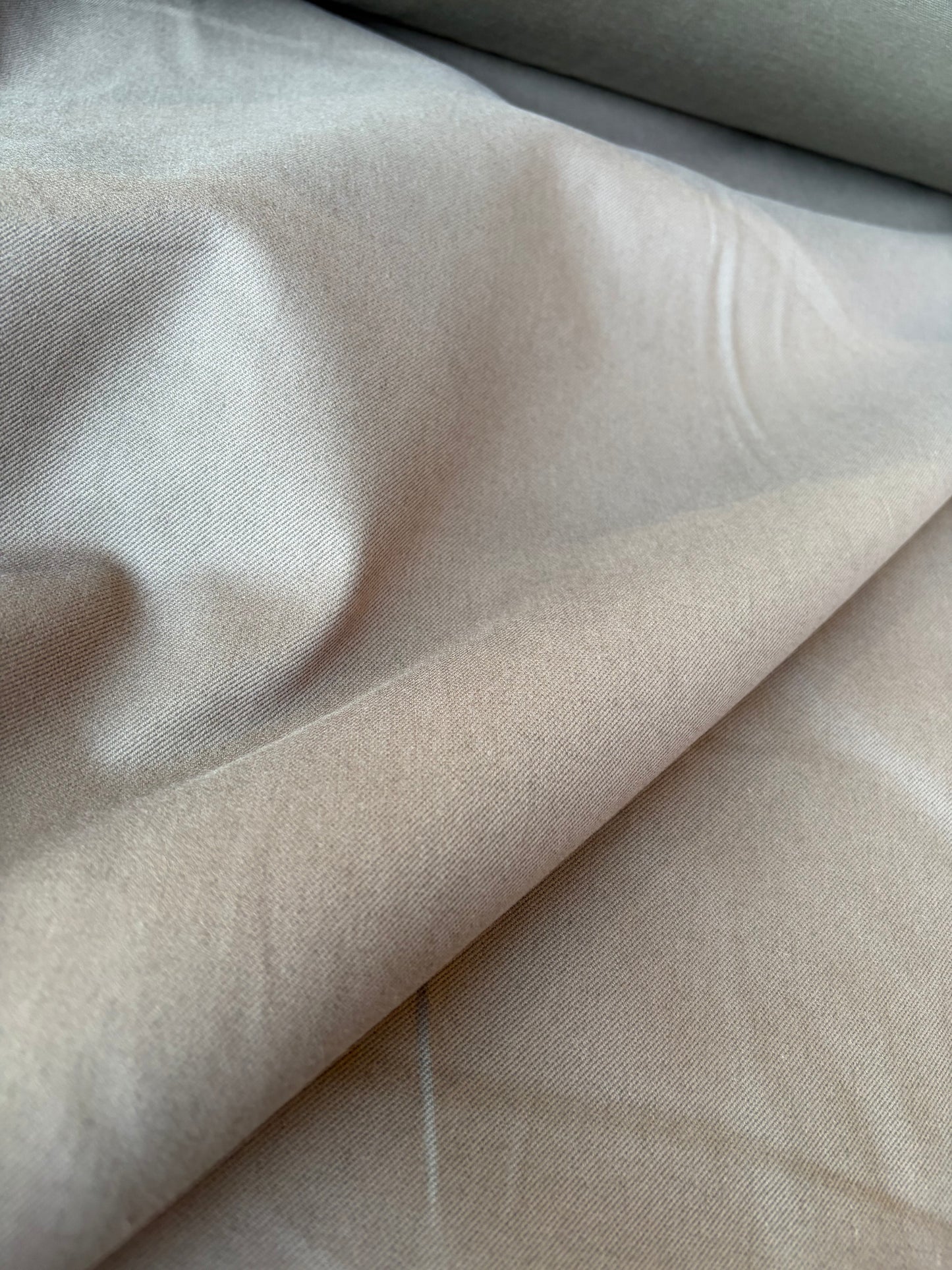 GAIL 008 taupe coloured brushed cotton twill