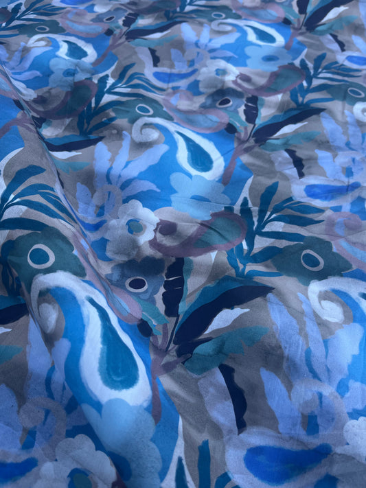 Blandine 048 poplin print messy jungle