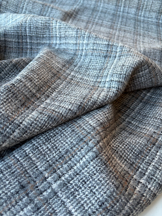 GAIL 010 classical checkered shetland wool