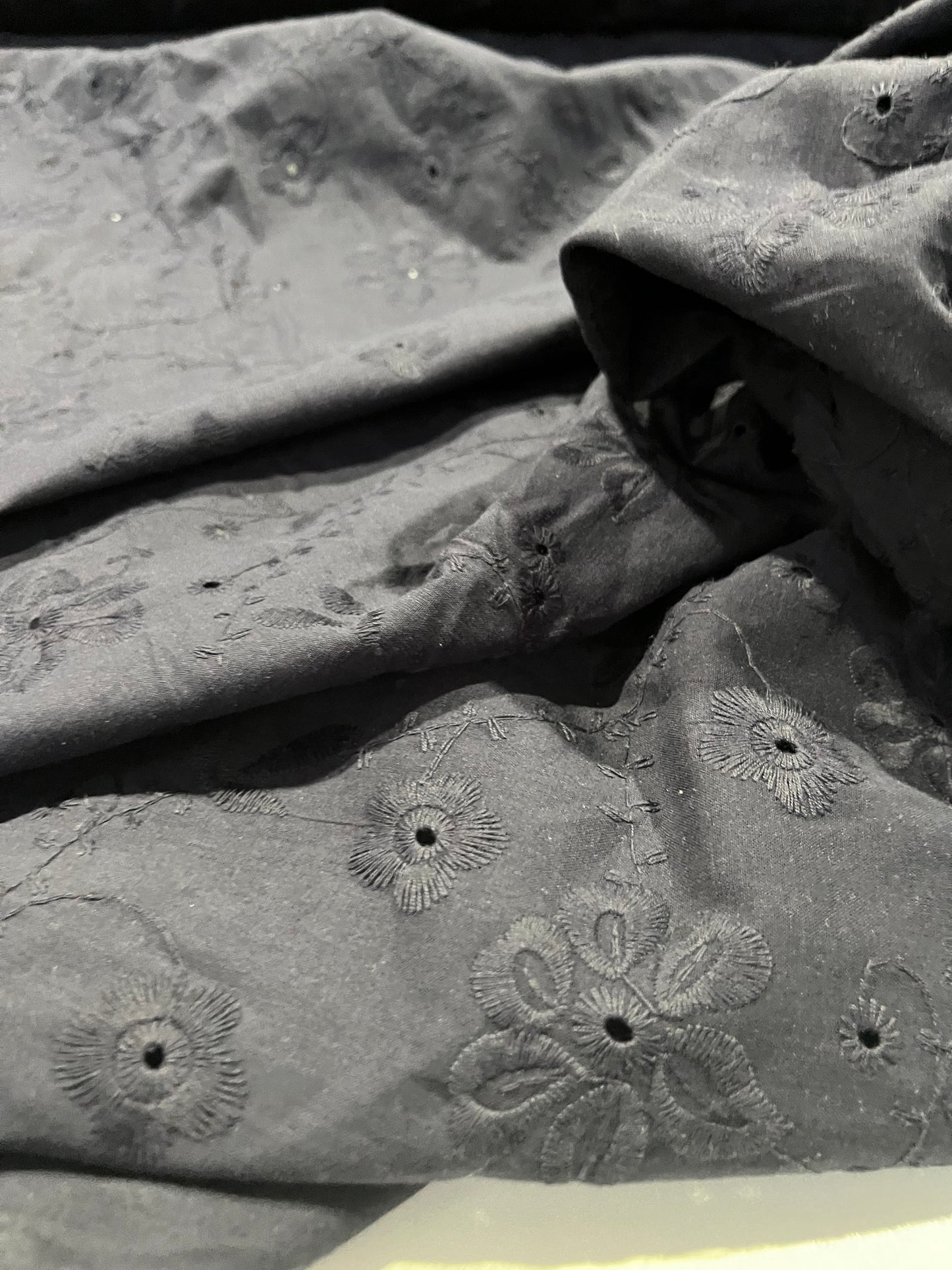 Soft Origin 021 broderie Anglaise navy