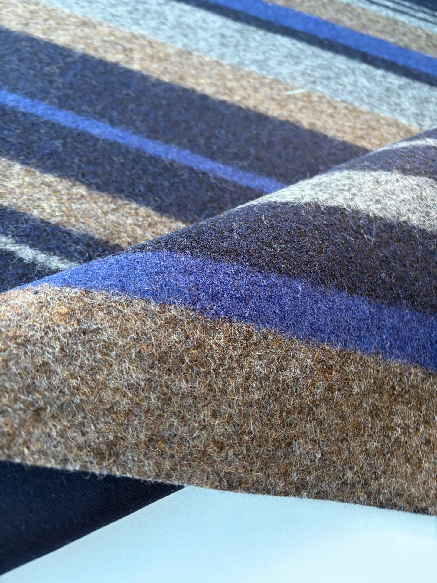 GAIL 012 striped wool/ néoprène double face