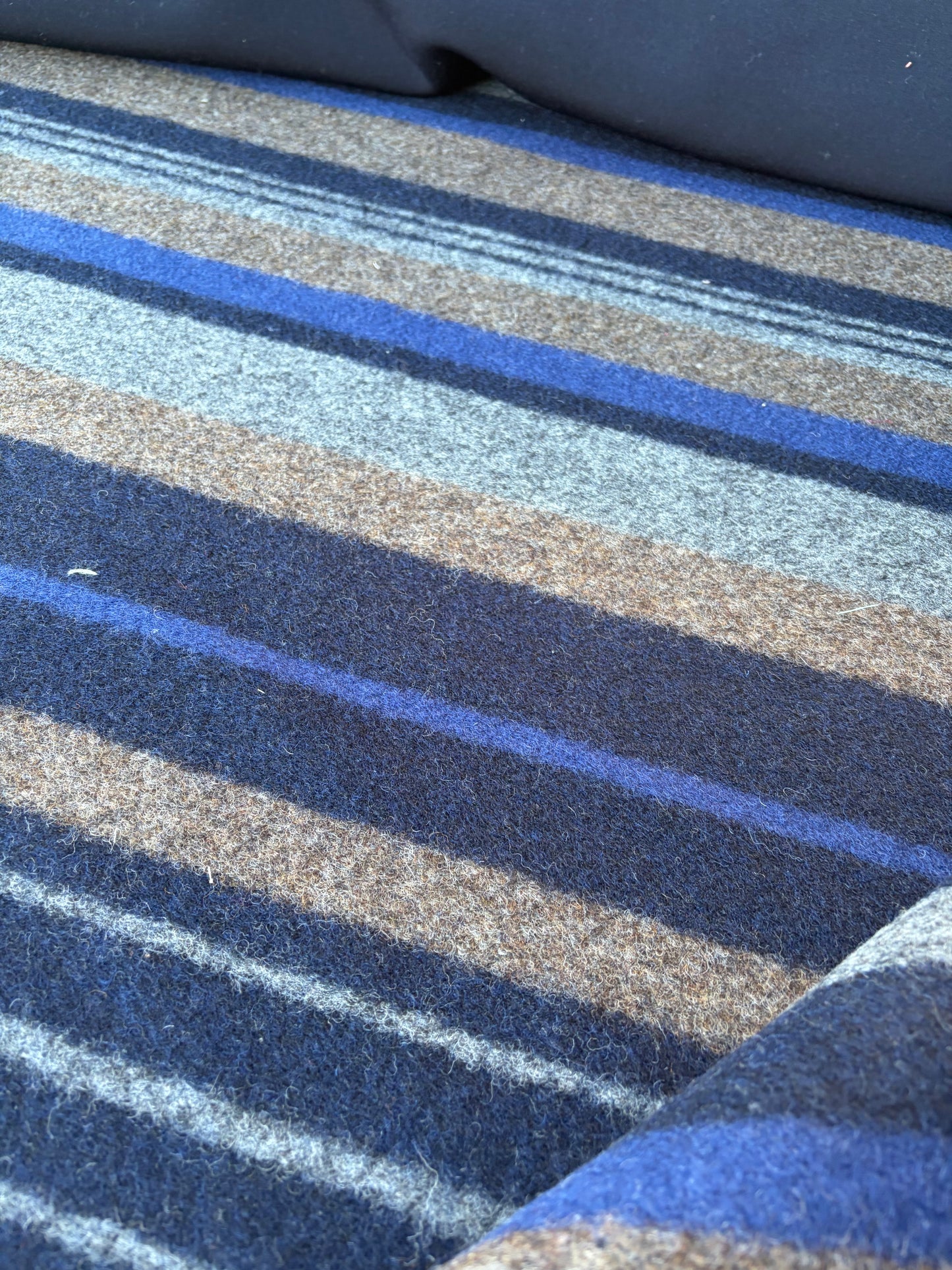 GAIL 012 striped wool/ néoprène double face
