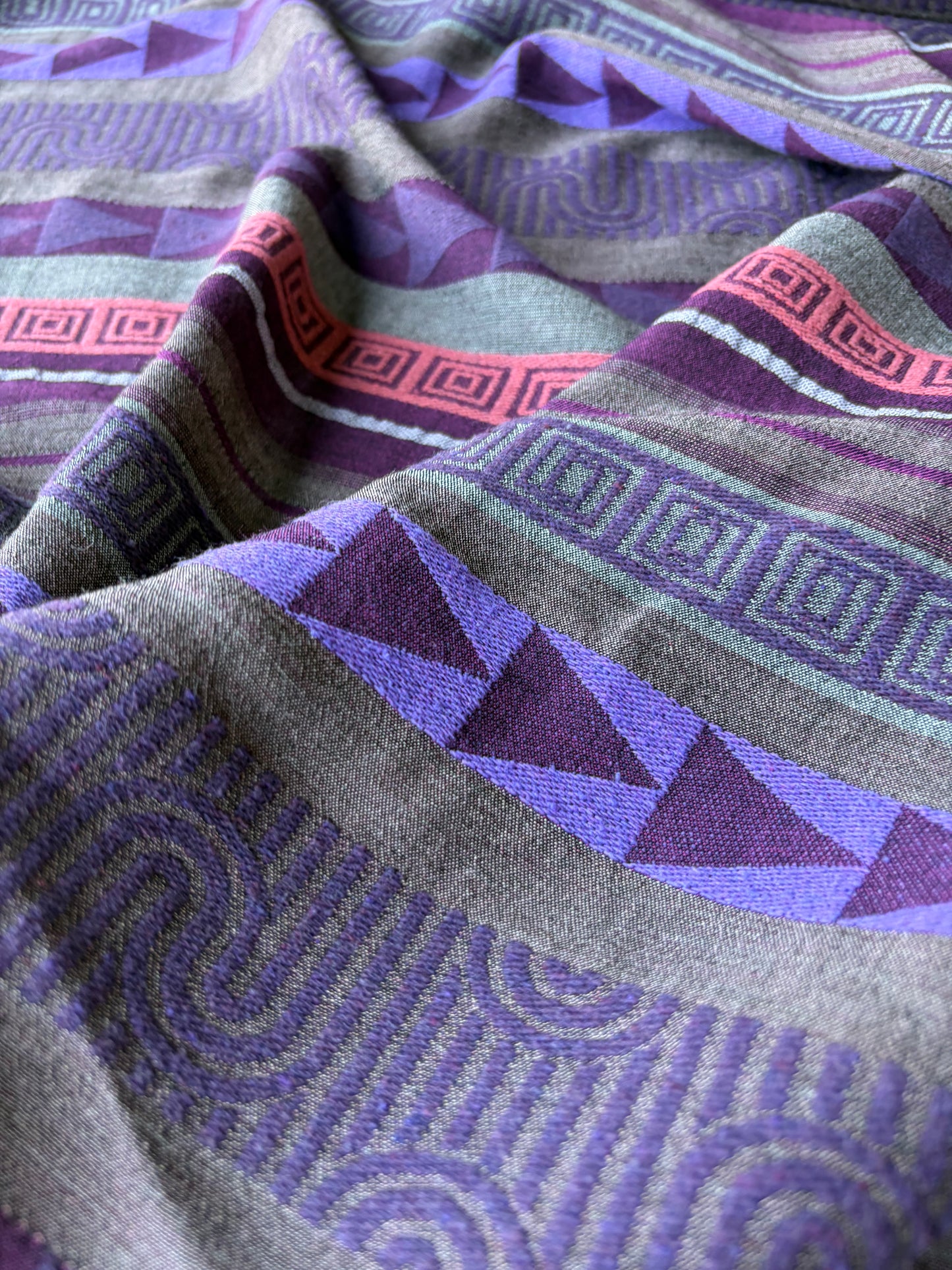 CELIA 055 light cotton jacquard ethnical design