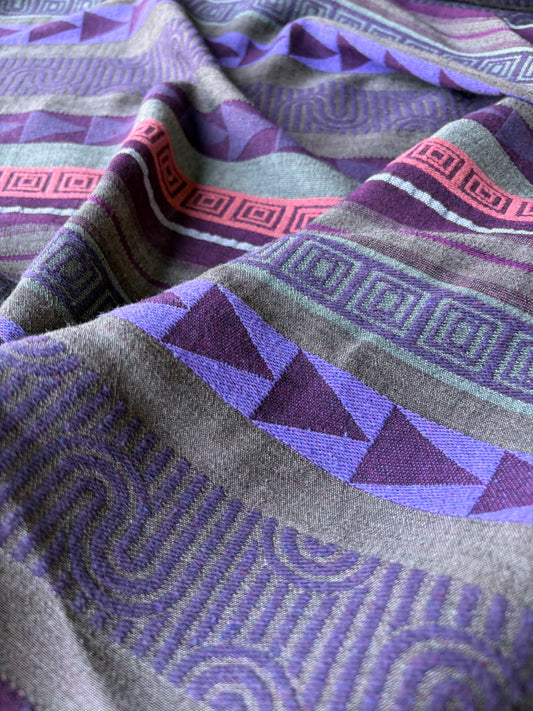 CELIA 055 light cotton jacquard ethnical design