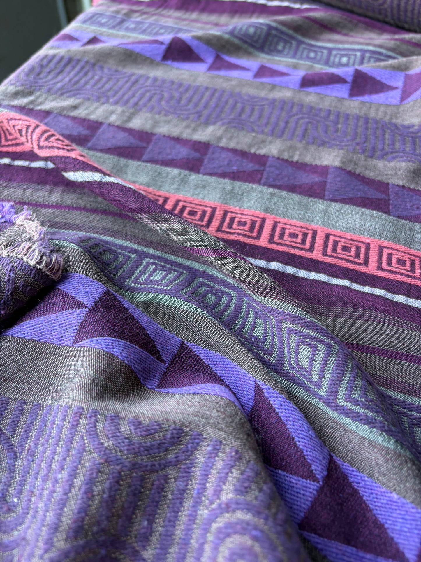 CELIA 055 light cotton jacquard ethnical design