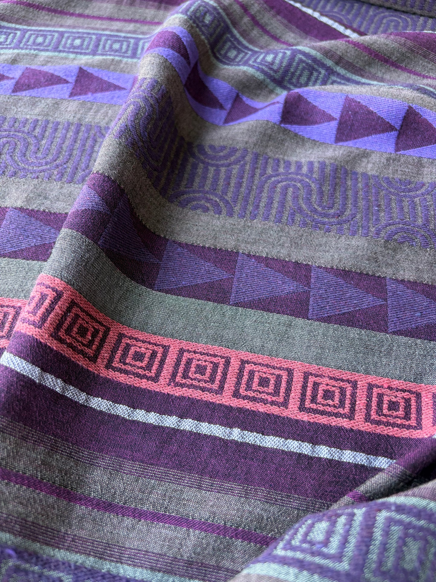 CELIA 055 light cotton jacquard ethnical design
