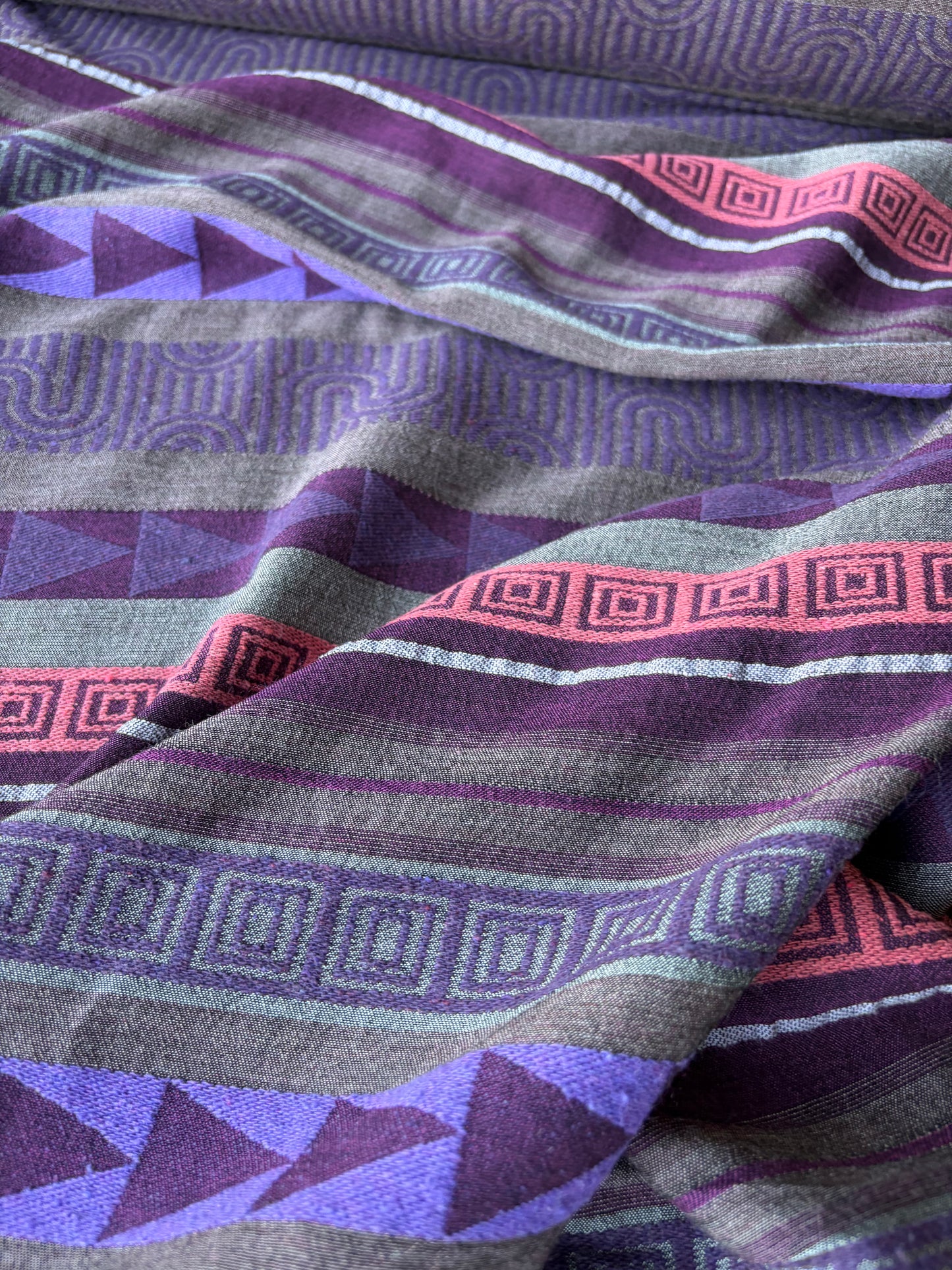 CELIA 055 light cotton jacquard ethnical design