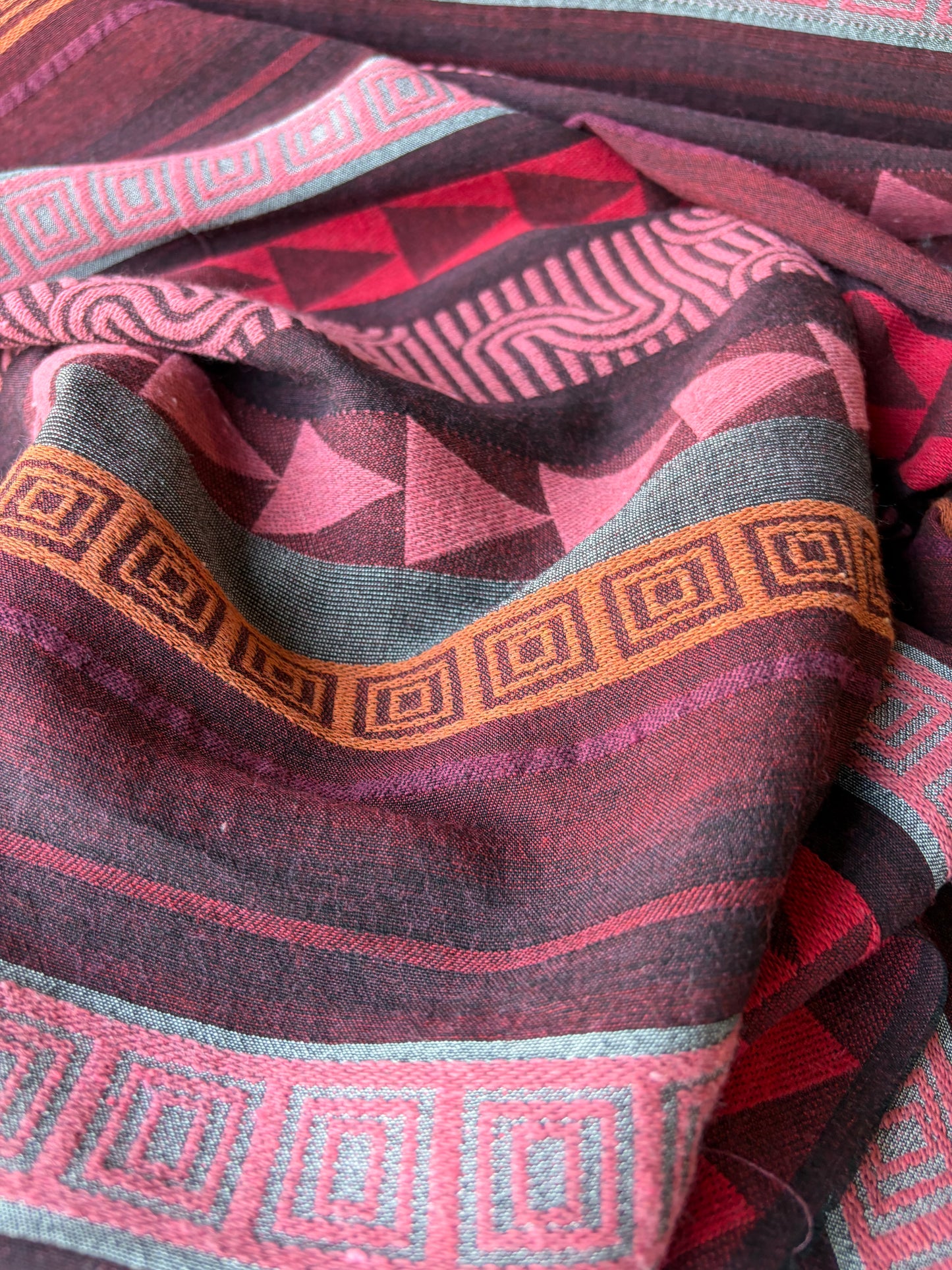 CELIA 056 light cotton jacquard ethnical design