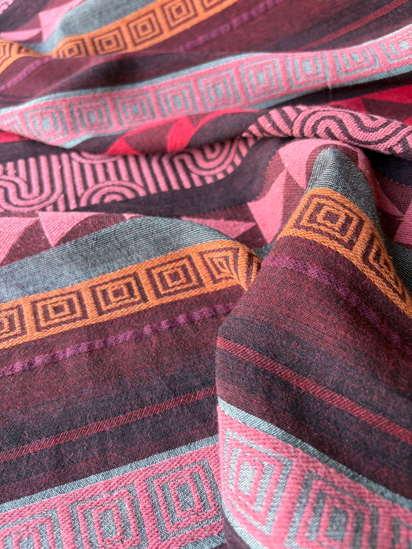 CELIA 056 light cotton jacquard ethnical design
