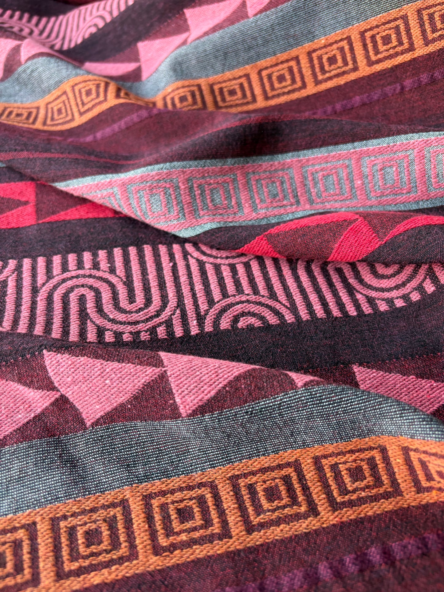 CELIA 056 light cotton jacquard ethnical design