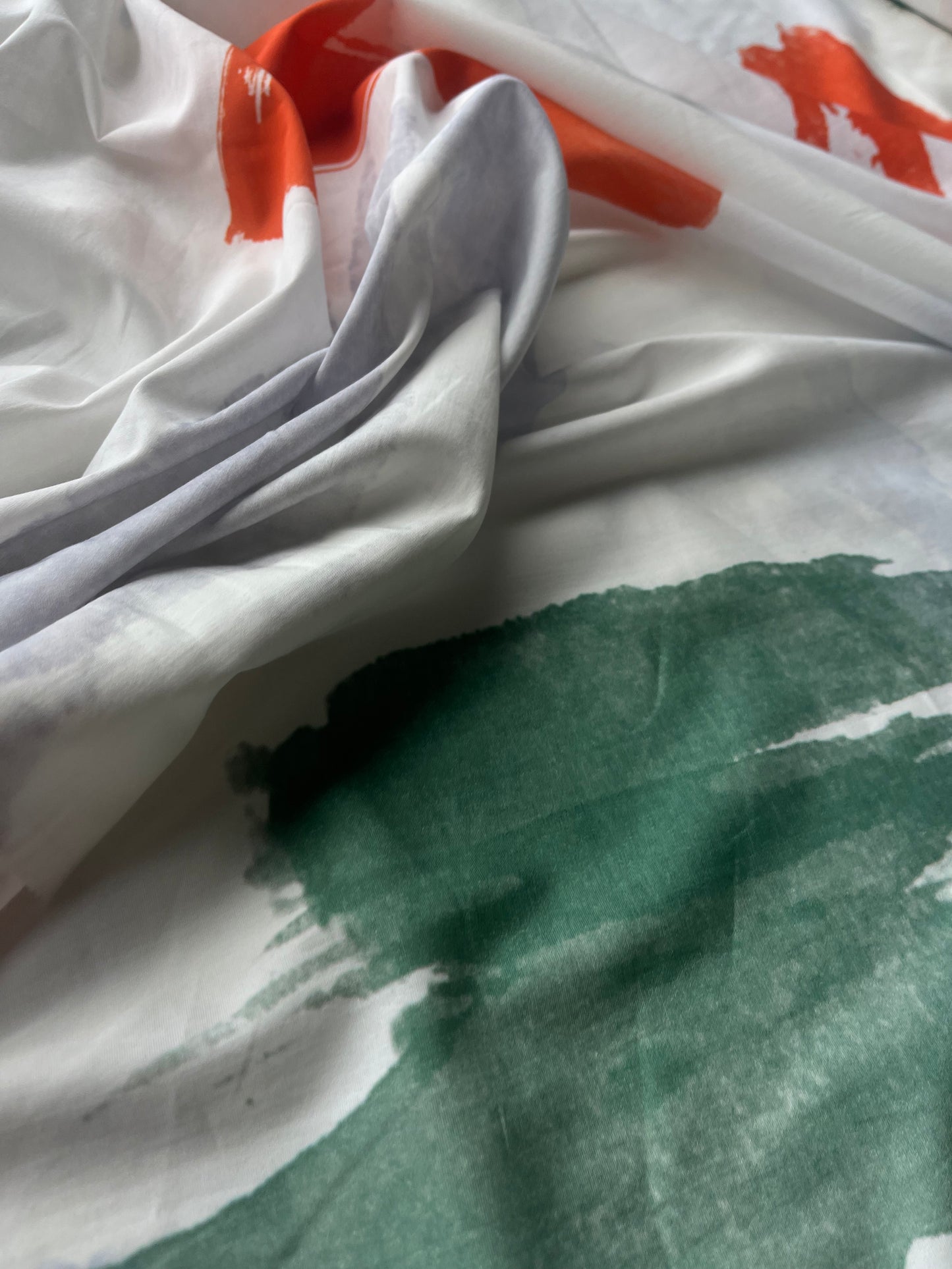 MAYA 016 silky poplin watercolour brush strokes