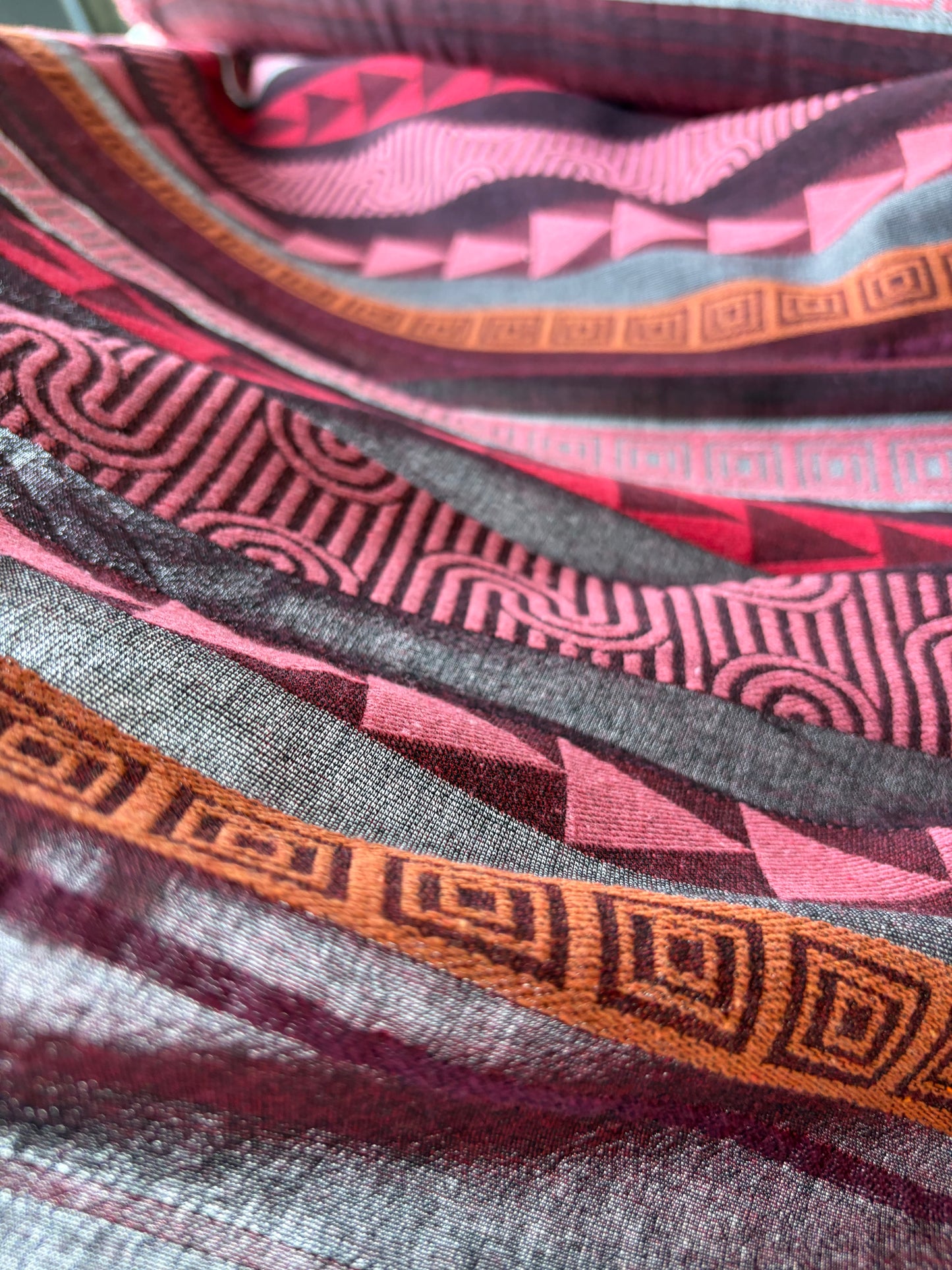 CELIA 056 light cotton jacquard ethnical design
