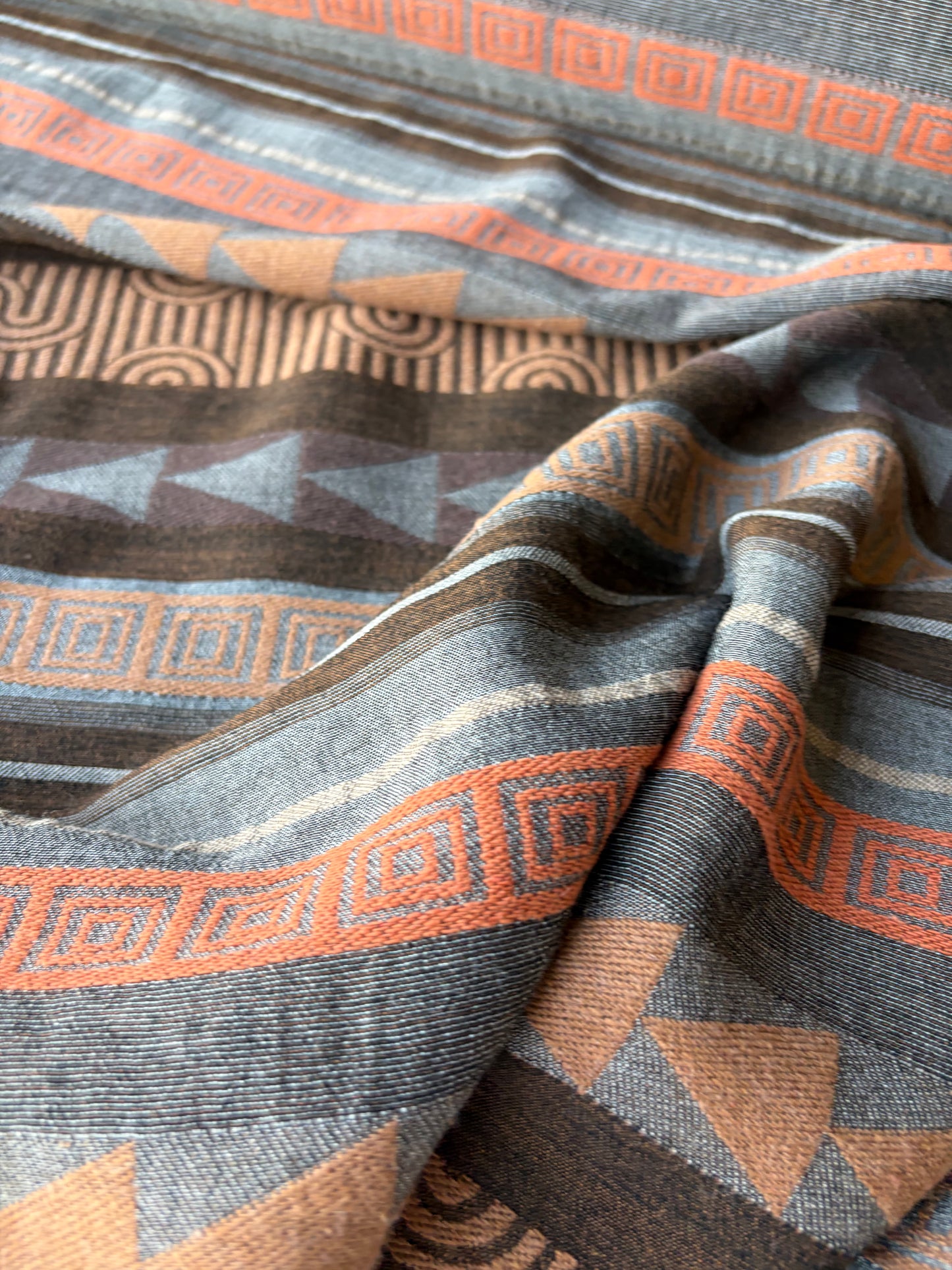 CELIA 057 light cotton jacquard ethnical design