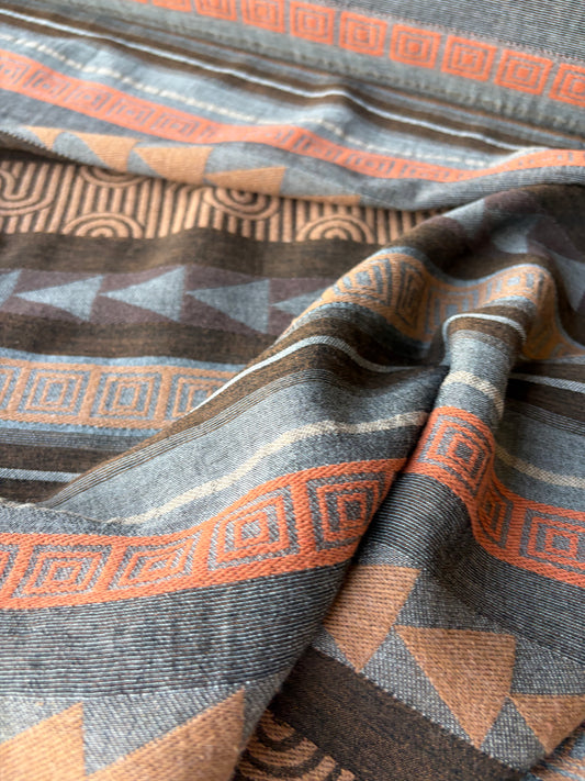CELIA 057 light cotton jacquard ethnical design