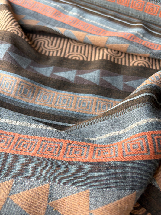 CELIA 057 light cotton jacquard ethnical design