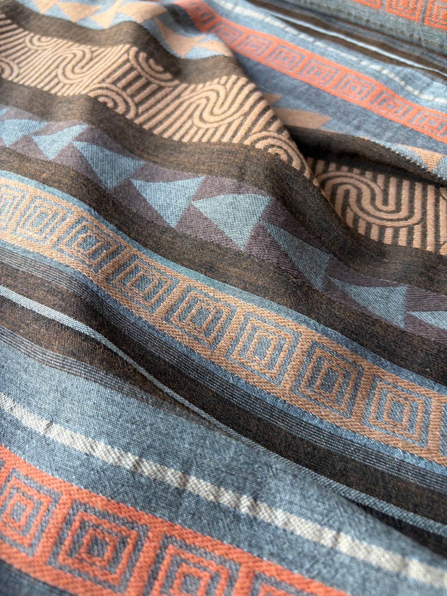 CELIA 057 light cotton jacquard ethnical design