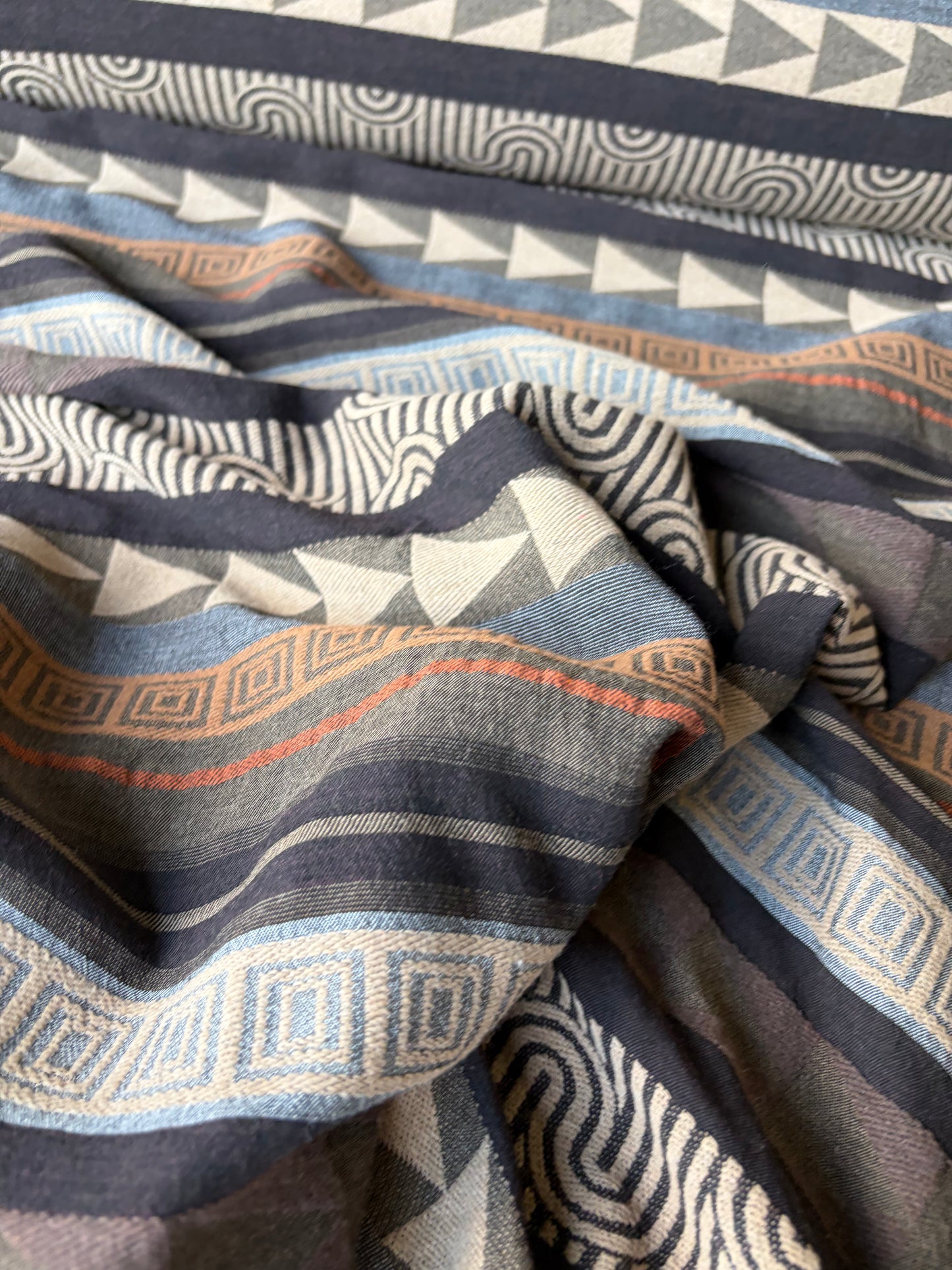 CELIA 058 light cotton jacquard ethnical design