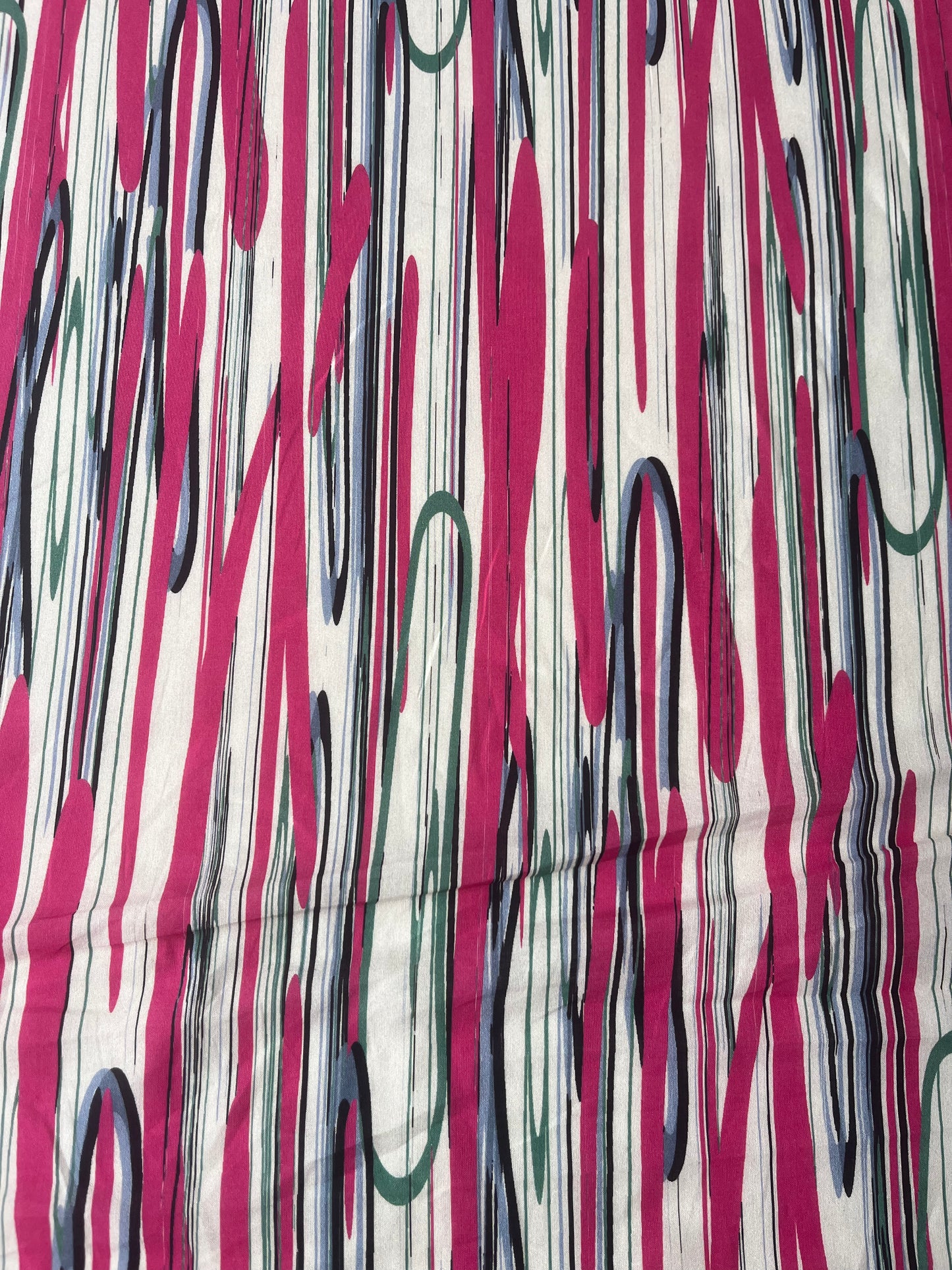 MAYA 019 cotton voile abstract paint