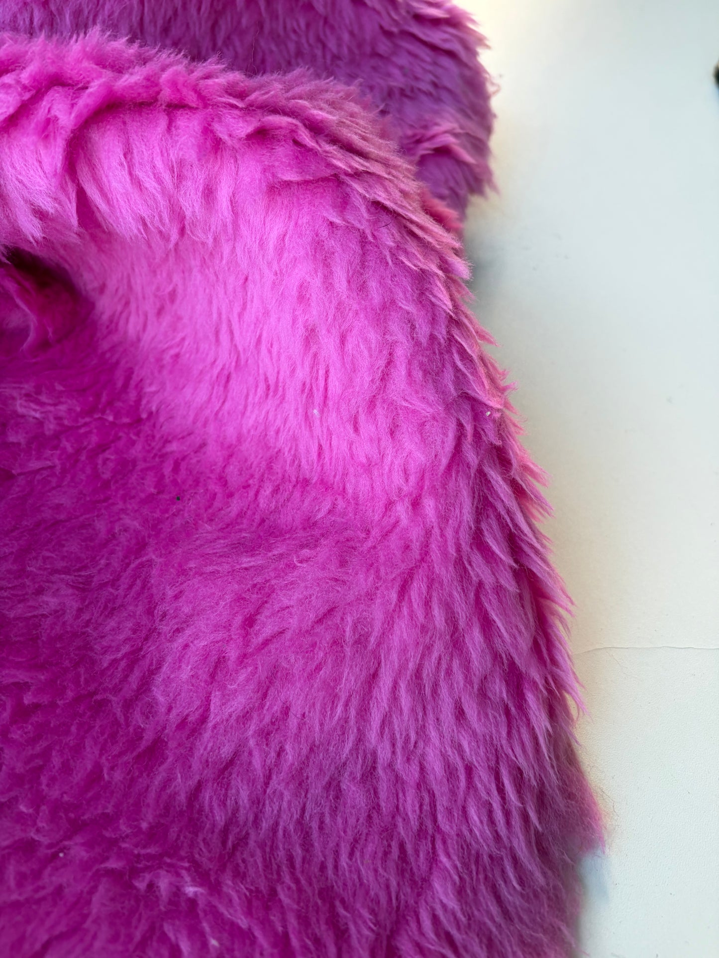 GAIL 017 fake fur hairy woolen coat fabric